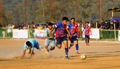 कीर्तिपुरदा ब्रेना लासि याम्बु गोदावरी मेयर कप फाइनलरि Image