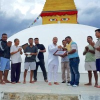 नेपाल तामाङ घेदुङ, मधेश प्रदेश थेन बागमती नगरसे त्रिरत्न निर्माण सेवा काभ्रेदा डेन लाजि Image