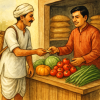 इमानदार किसान Image