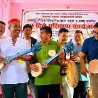 माउलिक रिमठिम सोना लाबारि राक्सिराङ गाउँपालिकासे टुङ्ना थेन डम्फु ह्राप्बा लोपपुङ्जि Image